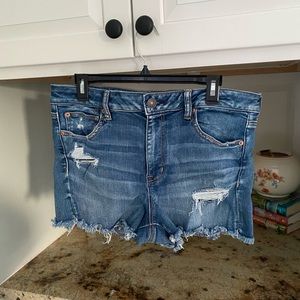 American Eagle Hi-Rise Shortie Shorts